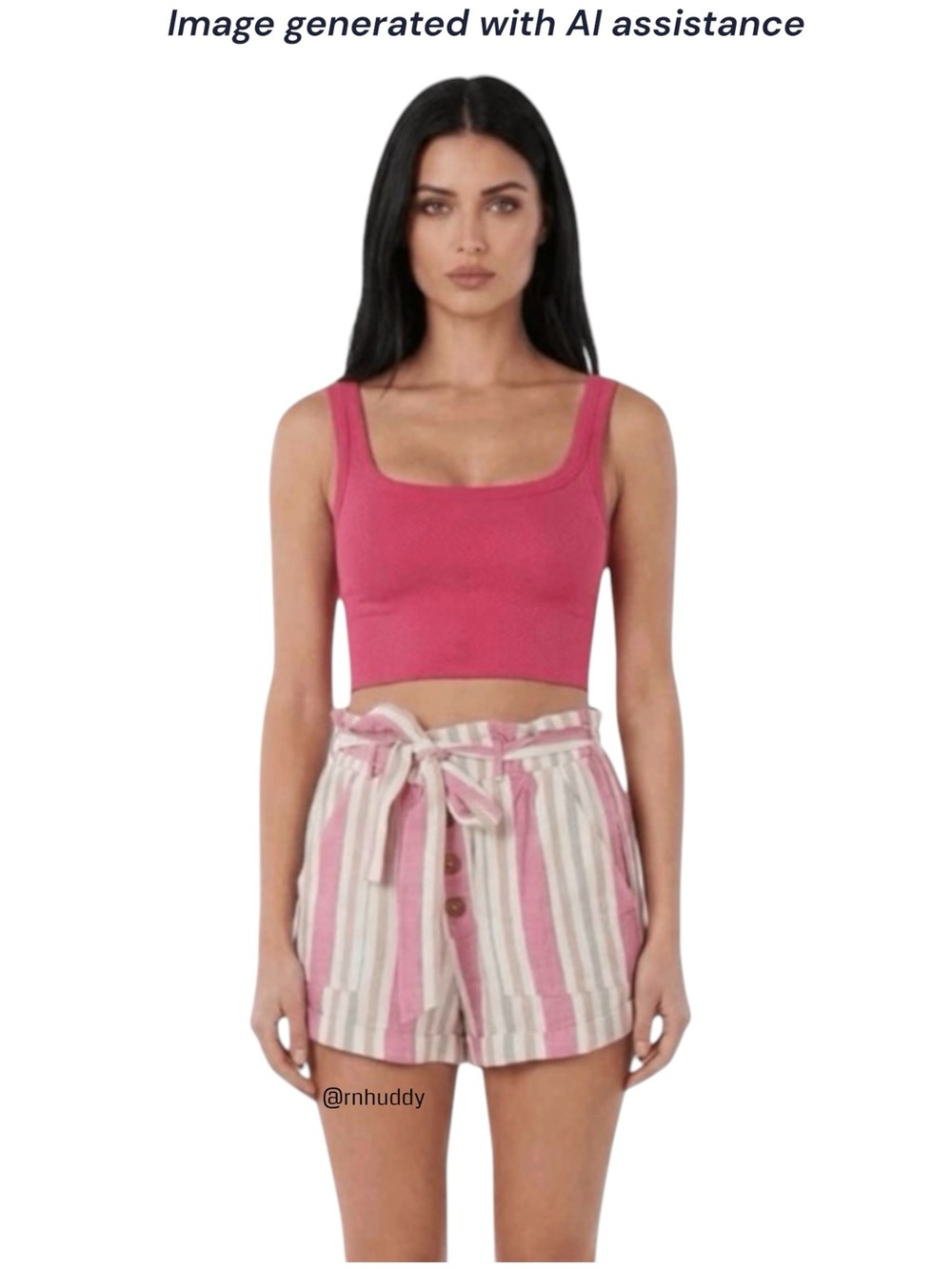 Rip Curl M pink striped button up shorts